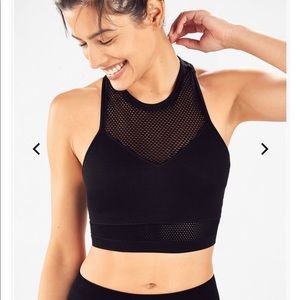 Fabletics mesh detail sports bra